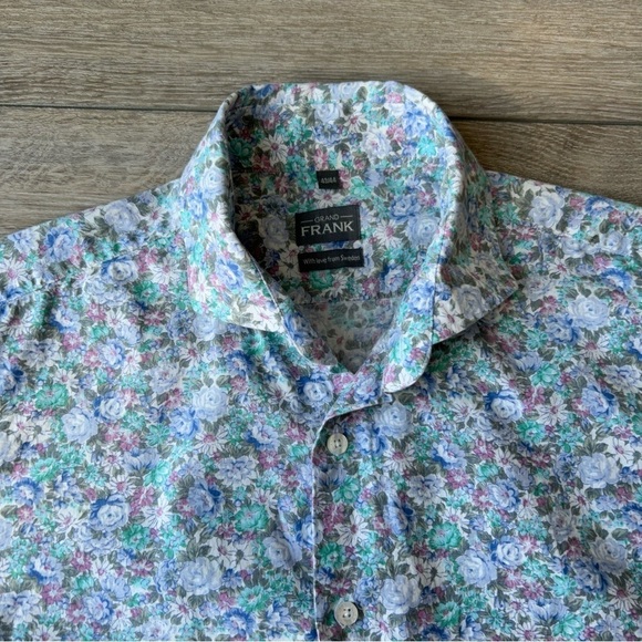 Grand Frank From  Sweden FLORAL PRINTED SHIRT - Picture 4 of 15